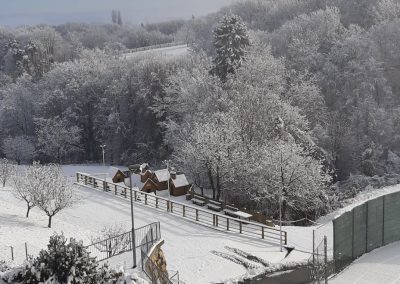 Zima je prišla, sneg leti z neba...