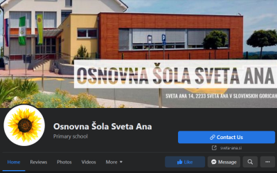 Osnovna šola Sveta Ana odslej tudi na facebooku