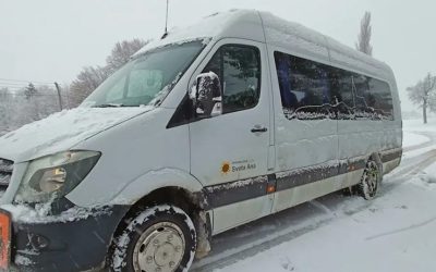 Na kolesa namestil verige in otroke varno pripeljal v šolo / maribor24.si